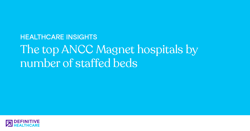 The top ANCC Magnet hospitals by number of staffed beds