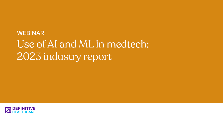 Use of AI and ML in medtech: 2023 industry report