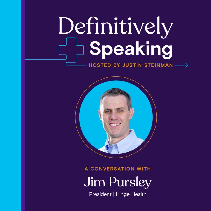 Episode 9:  Oh my aching back! Why your iPhone may be your new physical therapist: The digital MSK clinic with Jim Pursley of Hinge Health