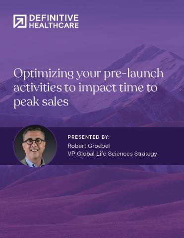 Optimizing your pre-launch activities to impact time to peak sales